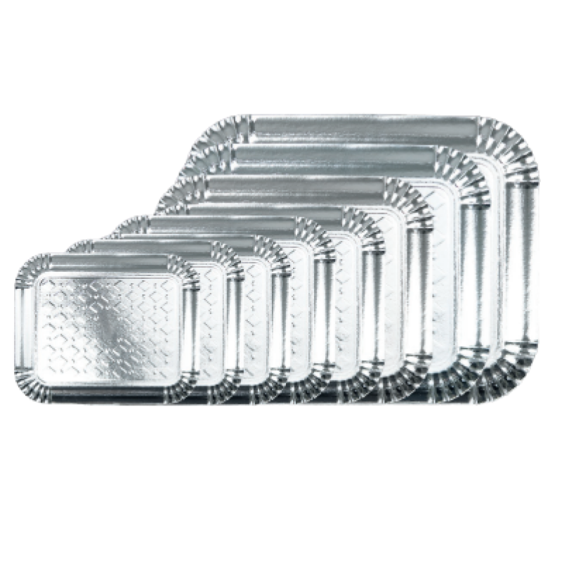 Bandeja Laminada Prata N03 - 22x27,5cm Bandeja Laminada Prata N03 - 22x27,5cm