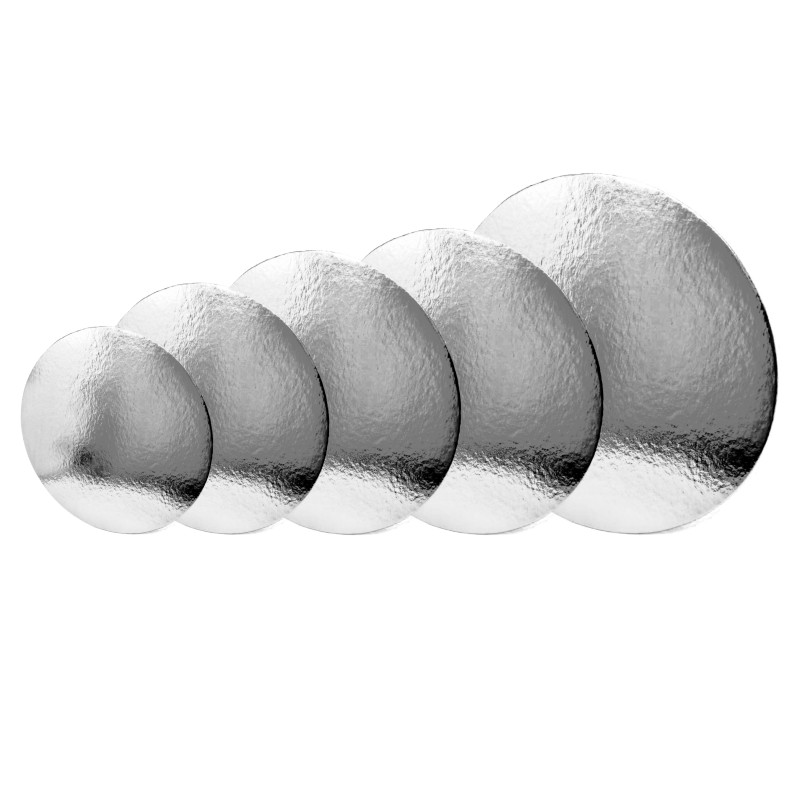 Cake Board Redondo Prata 26cm Cake Board Redondo Prata 26cm