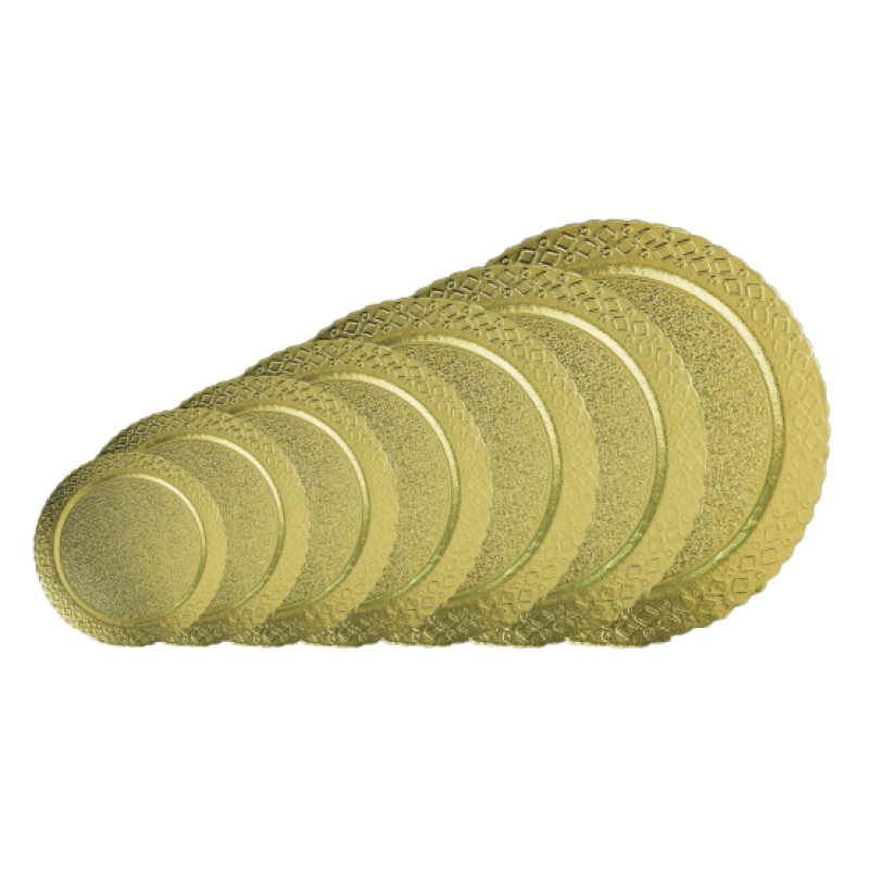 Cake Board Premium Dourado 21cm Cake Board Premium Dourado 21cm