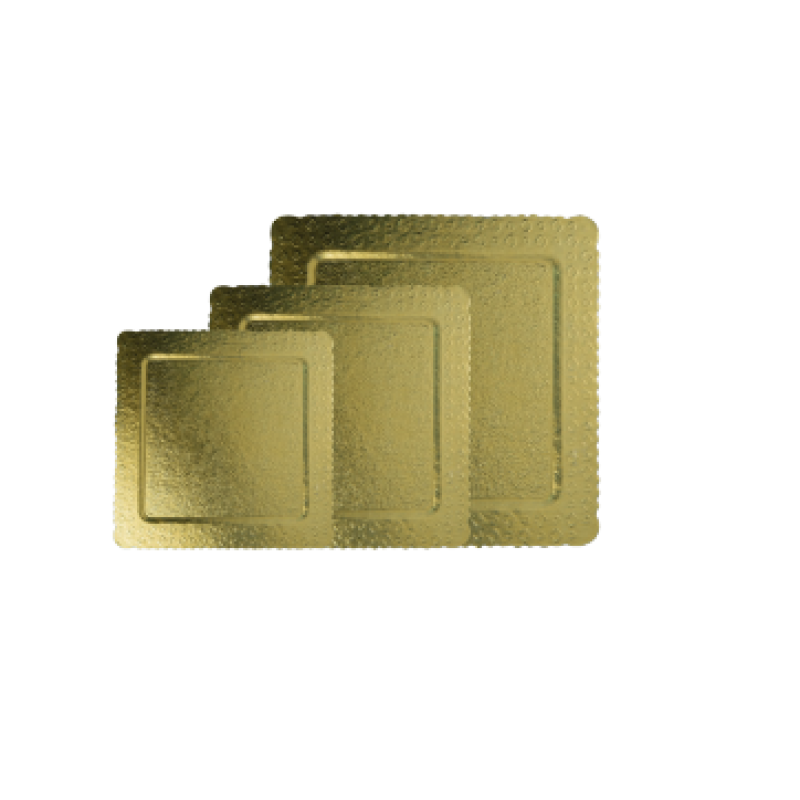 Cake Board Premium Dourado 28x28cm Quadrado Cake Board Premium Dourado 28x28cm Quadrado