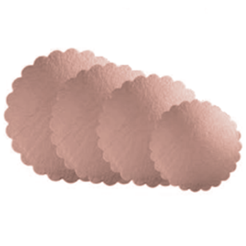 Cake Board Ondulado Rose Gold 35cm Cake Board Ondulado Rose Gold 35cm