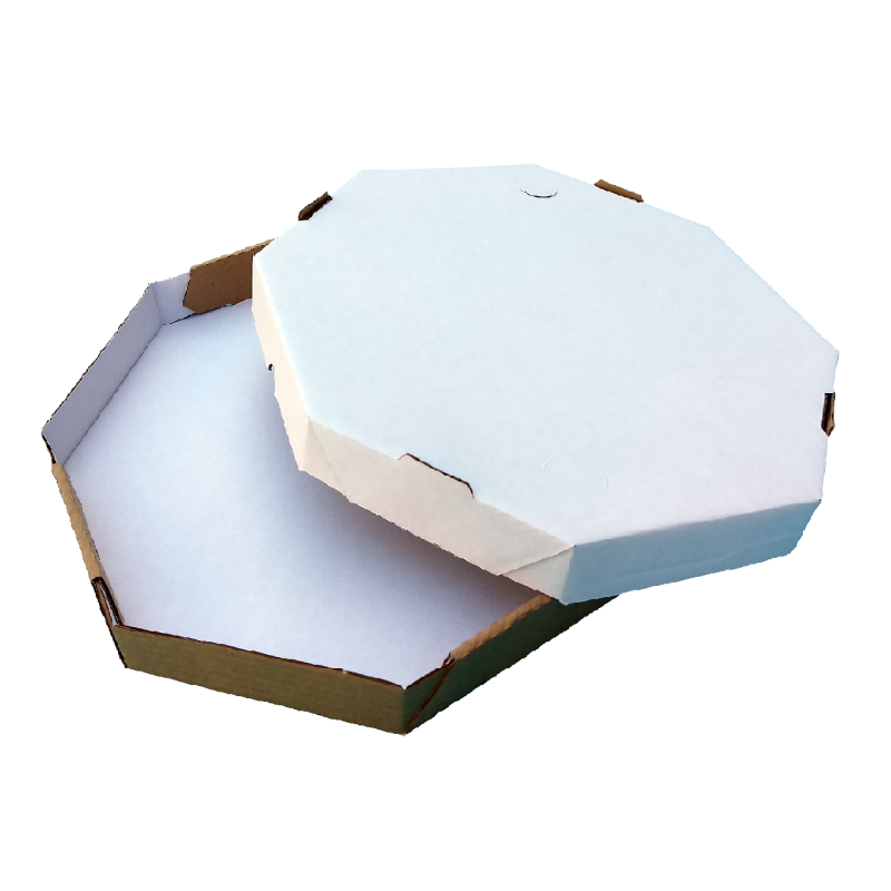 Caixa Oitavada 20cm Branca Caixa Oitavada 20cm Branca