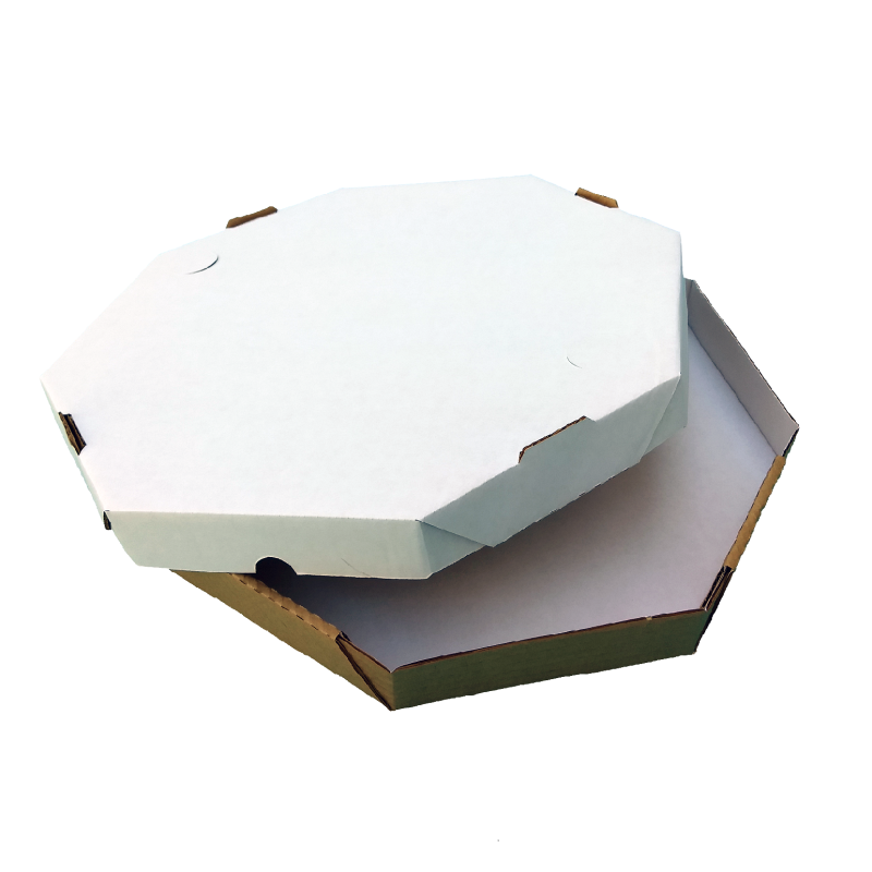 Caixa Oitavada 20cm Branca Caixa Oitavada 20cm Branca